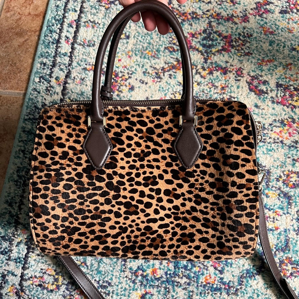 Kate Spade zip code leopard medium bag - Picture 4 of 10
